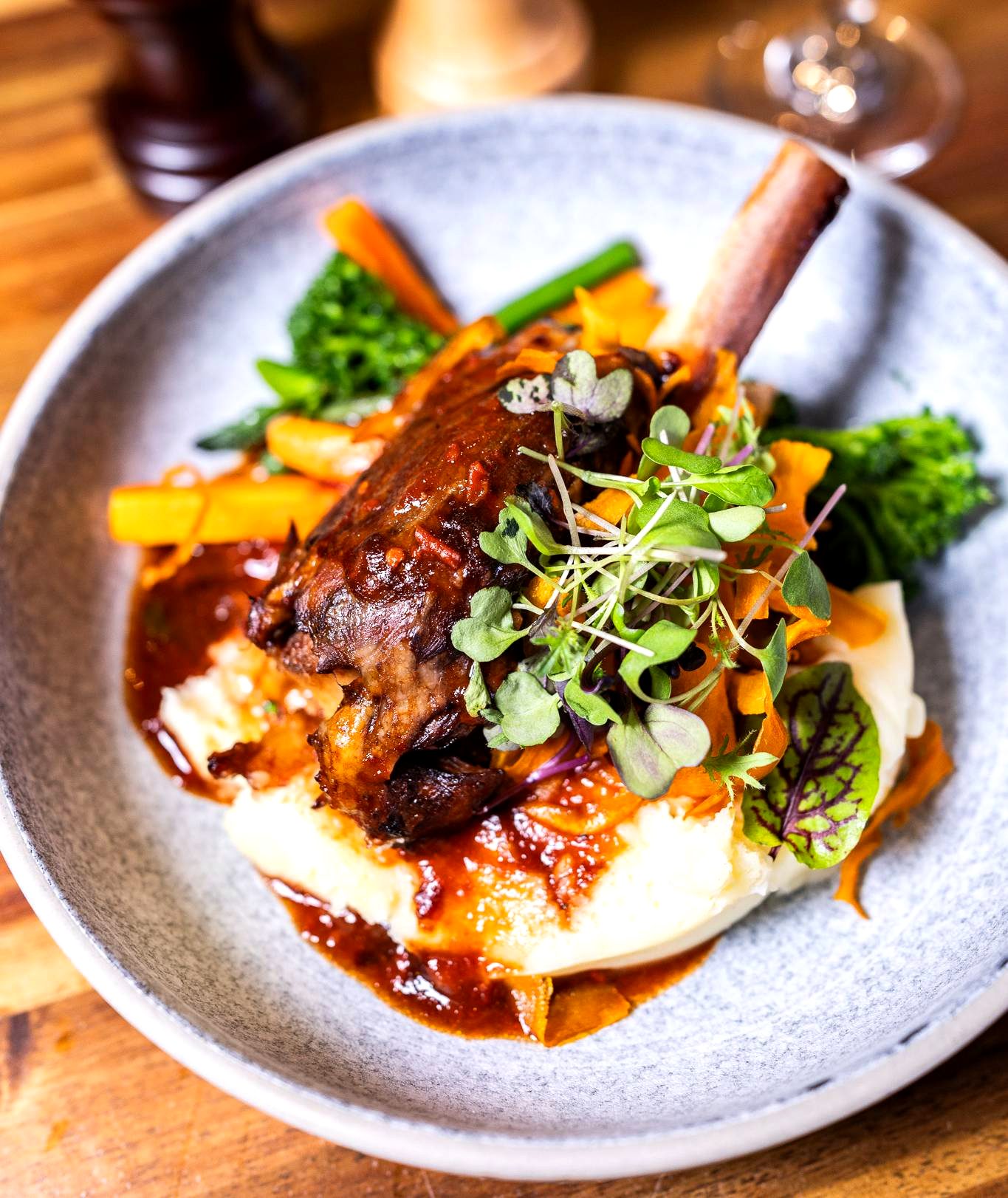 Lamb shank at The Peppermill